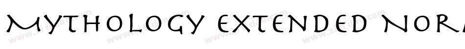 Mythology Extended Normal字体转换